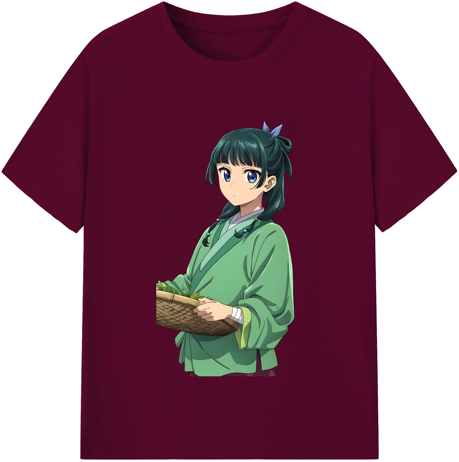 （画像用）  レディースカジュアルプリントTシャツ（綿100％）